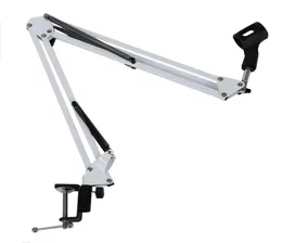 NB35 Rundfunk Studio Mikrofon Mic Stand Boom Scissor Suspension Arm Halterung Schock Für Montage Auf PC Laptop Notebook5522513