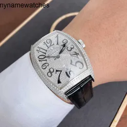 Swiss Watch Franck Muller tittar automatiskt 50% rabatt på Flash Shot Full Sky Star Frank Mechanical Mens med diamantskiva bak