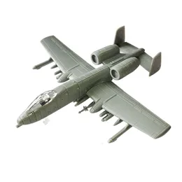 DIY 4D-Militärflugzeug-Modellbausätze, 8-teiliger Kampfjet-Montageblock, kreatives Kinder-Puzzlespielzeug