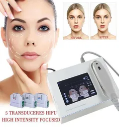 Portable HIFU Machine 10000 SS High Intensity Focused Ultraljud Face Lift Body Skin Lyftutrustning rynka borttagning Beauty9838246