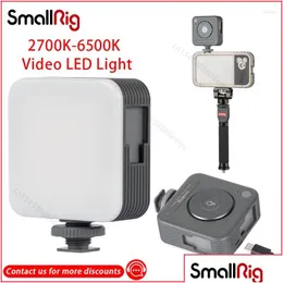 Вспышки Smallrig P96 Video Led Light для мобильного телефона Dslr Camera Fill Портативный карман Прямая доставка Dh3Nq