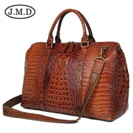 J M D Hochwertiges Leder Alligatormuster Damen Handtaschen Dufflel Gepäcktasche Fashoin Herren Reisetasche Umhängetasche 60032749