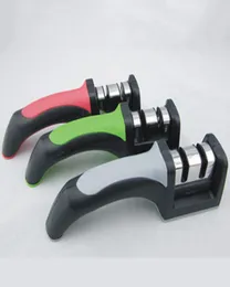 2 Stage Knife Sharpener Household Quick Sharpeners Whetstone Stick Sharpening Tungsten Steel Ceramic Kitchen Knives Tool Handle JY2227518