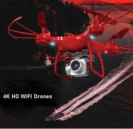 Drones Mini Drone com 4K 1080P 720P Câmeras HD Long Range Professionl Fpv Aeronaves Quatro Eixos Air Remote Control Helicopter Ultra Endurance Uav Q240308