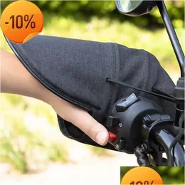 Andra interiörstillbehör Partihandel Summer Breattable Motorcykelnäthandskar Handskar Hand ER Muffs för Scooter E-Bike Styrbar Dr DHBZW