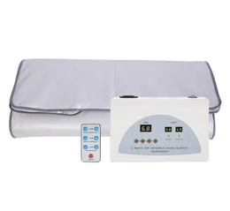 Quick effect 2 Zone Infrared Sauna Blanket FIR Far infrared Slimming heating SPA Therapy PORTABLE WEIGHT LOSS DETOX machine9319205