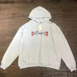 Hoodies للرجال العلامة التجارية Sweatshirts 2023fw سبعة عشر Vetements Pink Hoodie Hoodie حصلت على نساء محظوظات محظوظات محظوظات كبيرة الحجم IMDH