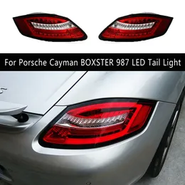 مصباح خلفي الفرامل عكس وقوف السيارات تشغيل أضواء تشغيل بورش Cayman Boxster 987 LED LED Tail Light 05-08 Turmer Turn Signal Lights Assembly