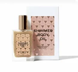 Совершенно новая косметика Shimmer Масло для тела 50 мл Блеск для лица Жидкий масляный праймер для макияжа Сияние тела и увлажняющий уход за кожей Fr6921449