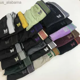 Męskie spodnie 17 kolorów męskie spodnie igły haft haftowe