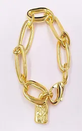 Nova pulseira autêntica de ouro incrível pulseiras de amizade UNO de 50 joias banhadas a estilo europeu para presente para mulheres e homens PUL0949OR8045214