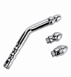 Neueste Aluminiumlegierung Analplug Sexspielzeug Dusche Einlauf Wasserdüse Metall 3 Stil Kopf Einlauf Vagina Anus ReinigungssetFaucet8593026