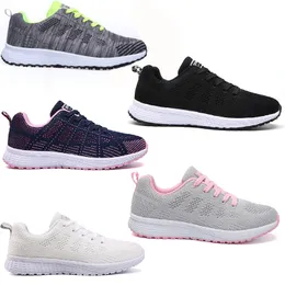 Flying Weaving Sports Shoes MEN Women's Mesh Casual Flat White Black Touring Shoes GAI Little White 35-44 66