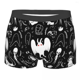 Mutande Novità Boxer Pantaloncini Mutandine Slip Uomo Cryptids In Nero Cryptid Modello Animale Intimo Morbido Per Uomo S-XXL