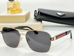 عالي الجودة مستقطبة العدسة الطيار الأزياء النظارات الشمسية للرجال نساء PS12YS مصمم العلامة التجارية خمر الرياضة الرياضة Metal Plank Square Driving Sunglas Sun Glasses with Case Box