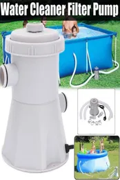 Storbritannien Plug 220V Elektrisk poolfilterpump för över markpooler Rengöringsverktyg Paddling Pool Water Pump Filter Kit6067254