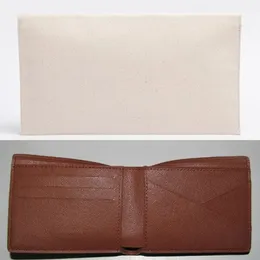 Brown Flower Mo Multipel plånbok M60895 Bomull Plånbok som inte säljs separat kundorder174n
