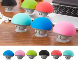 BT280 Mini Mushroom Speakers Subwoofers Bluetooth Wireless Speaker Silicone Suction Cup Cell Phone Tablet PC Stand8111488