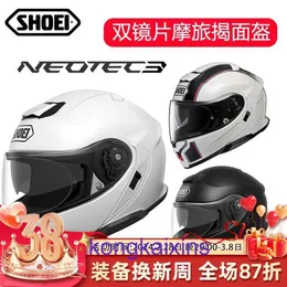 Rivelato il miglior casco da moto professionale giapponese SHOEI NEOTEC Casco da moto di terza generazione con doppia lente Motorsport Cruiser