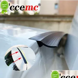 Auto Altro Elettronica per auto Nuovo adesivo Guarnizione in gomma per tetto Striscia Tronco Coperchio Gap Filler per berlina Hatchback Antipolvere Impermeabile Meteo Mo Dhewa