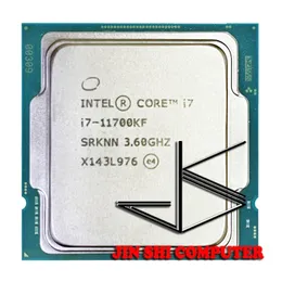 인텔 코어 i7 11700KF 36GHz 8GHZ 16TETHREAD CPU 프로세서 L316M 125W LGA 1200 NO FAN 240219