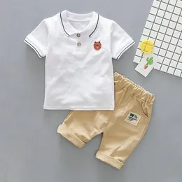 Baby Boys Clothing Set Summer Tops Shorts Cotton Children Kids Sport Suit 1st Birthday Costume Toddler Boys Formal Clothes Sets4302337