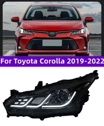 Bilens främre strålkastare för Toyota Corolla 20 19-20 22 Sedan Front Lamp Dynamic LED DRL Upgrade Headlight Projector Lens Accessory