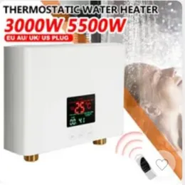 Aquecedor de água sem tanque 5000W para cozinha doméstica inteligente de frequência variável temperatura constante Aquecedor de água elétrico