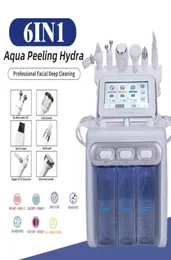 Diğer Güzellik Ekipmanları 6in1 H2O2 Hydra Dermabrazyon RF Bio Asansör Spa Yüz Makinesi Hydro Microdermabrazyon Su Aqua Peel Soğuk HA5491080