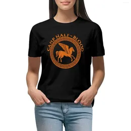 Polo da donna Logo CHB (vers. arancione trasparente) T-shirt Abbigliamento vintage femminile Abito per donna Grafica