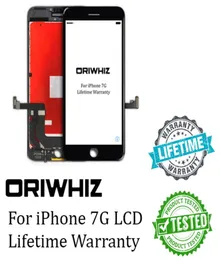 iPhone 7 LCD 터치 스크린 100 테스트 NO DEAD PIXELS 최고 품질 디지 타이저 어셈블리 지원 D1425967 용 Oriwhiz Black and White Color