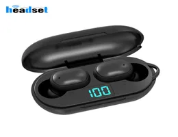 Mini TWS H6 kabelloses Bluetooth-Headset mit LED-Power-Display-Kopfhörer PK A6S E6S Ohrhörer1608635