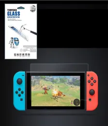 Nintendo Switch Tempered Glass HD Antiscratch Glass Screen Protector 50pcslot Retail Package2179992