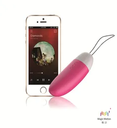 Giocattolo del sesso intelligente del vibratore Bluetooth per la donna Magic Motion APP clitoride Flamingo Stimolatore wireless con telecomando Palla vaginale Y19128373616