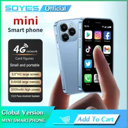 Soyes XS16 Mini 4G LTE Android10.0 Smartphone 3 GB RAM 64GB ROM 3 "Exibir câmera 5MP Dual SIM com a Play Store WhatsApp