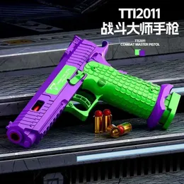 Gun Toys Tactics Master 2011 Toy Gun Continuous Shot Empty Chamber Hang-Up Blowback Mechanical Linkage ChildrenS Soft Bullet GunL2403