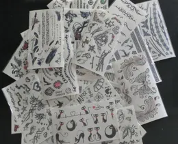 50pcs 9517 cm Mieszane Tatuaże Tatuaże Naklejka Wodoodporne Tattoos Tatuaże