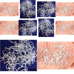 Clasps Hooks 30pcs 시작 925 Sterling Sier Diy Earring Hooks 보석 제작 귀선 18mm 드롭 배달 보석 보석 소개 Com Dhyur