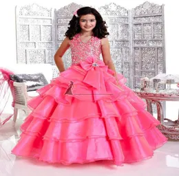 عيد الميلاد مياه البطيخ زهرة الفتاة الفساتين Girl039S Pageant Dresses Custom Size 214 H9050034032426