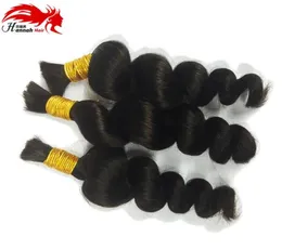 2017 Hannah product Micro mini Braiding Bulk Very Good Quality 3 bundles 150gram Raw Human Hair Bulk Material Braid Whole4953282