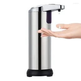 Дозатор для жидкого мыла, 280 мл, автоматический бесконтактный сенсорный насос из нержавеющей стали, водонепроницаемое мыло для дома