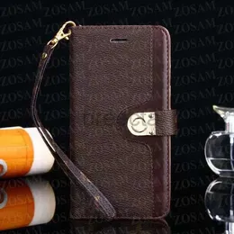 Cell Phone Cases Floral Letter Cases For IPhone 15 14 Plus 13 13pro 12 12pro 11 Pro Max Leather Wallet Case fitfor Samsung Galaxy S23 S21 S20 Ultra Note 20 10 240304