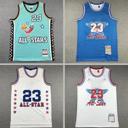 Vintage męskie Michael Allstar Authentic Ed Mesh Hardwoods Classics Retro Youth Women Men S-xxl Basketball Jersey z