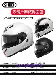 Casco moto professionale top SHOEI NEOTEC 3 Caschi svelati per uomo e donna Moto Full Dual Lens Antiappannamento Tours Four Seasons