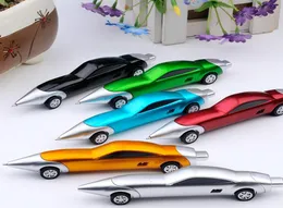 ナイスプライズペン自動広告クールボーイプラスチックモーターサイクルトイギフト印刷されたノベルティクリエイティブベイビープレイレースカーシェイプボールペン