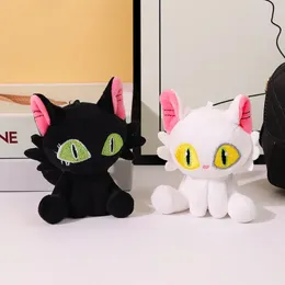 2024かわいいブラックキャットドールぬいぐるみキーチェーンお父さんかわいいキャットドールキーチェーンペンダントスモールギフトおもちゃ卸売無料アップ