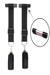BDSM SEX TOYS DOOR SWING HANDICUFFS HANGING HANGING HAND CUFFS FETISH BDSM BONDAGE RESTS SEX TOYS FOR COUPLE SEX Products Q0501254459