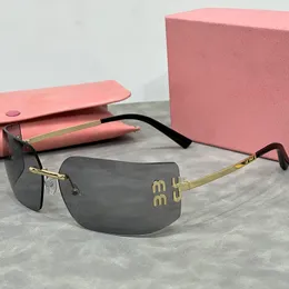 Radiação Nice Tide Designer e Men High End Women Glasses Frame Vintage Metal Sunglasses
