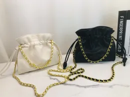 Borsa a tracolla con catena di lettere in metallo per bambini alla moda Borse a tracolla monospalla in pelle con lacci per ragazze di lusso per bambini Borse a tracolla a quadretti con diamanti S1165