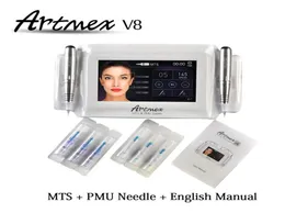 Il più nuovo Artmex V8 Digital Permanent Makeup Tattoo Art Machine Derma Pen Eyes RotaryPen MTS PMU System Touch Screen6254122
